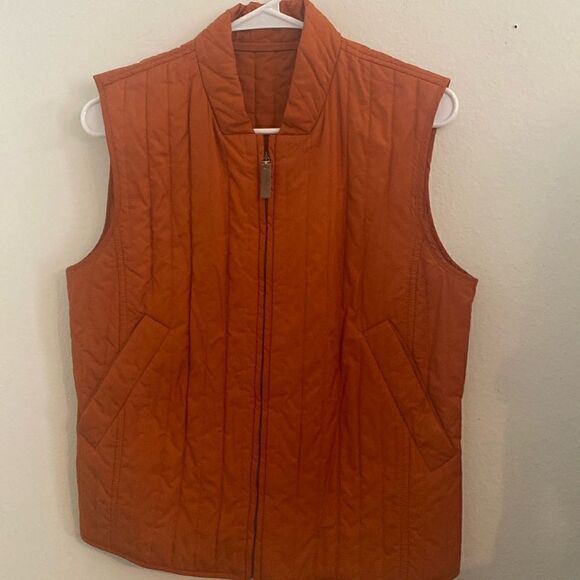 EUC MaxMara The Weekend Collection Quilted Orange Puffer Vest - Picture 12 of 12
